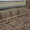 Westgevel van het huis, detail voegwerk - Vorden - 20330273 - RCE -  Huis Het Enzerinck: Westgevel van het huis, detail voegwerk 