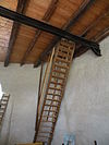 RM 11333, molen binnentrap -  interieur van de molen Prins van Oranje, buren 