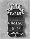 Psalmbord - Erichem - 20072017 - RCE -  Nederlands Hervormde Kerk: psalmbord 