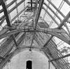 Detail kap constructie schip gezien naar het westen - Lienden - 20139727 - RCE -  Nederlands Hervormde Kerk: detail kap constructie schip gezien naar het westen 