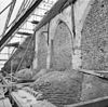 Gedeelte boven aanzicht gewelven noordbeuk en kolommen van het schip gezien naar het oosten - Lienden - 20139721 - RCE -  Nederlands Hervormde Kerk: gedeelte boven aanzicht gewelven noordbeuk en kolommen van het schip gezien naar het oosten 