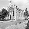 Voor- en rechter zijgevel - Culemborg - 20051675 - RCE -  v.m.Synagoge (thans Ned.Geref.Kerk): voor- en rechter zijgevel 