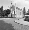 Voor- en rechter zijgevel - Culemborg - 20051676 - RCE -  v.m.Synagoge (thans Ned.Geref.Kerk): voor- en rechter zijgevel 