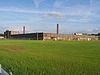 Enka westvleugel fabrieksgebouw.JPG -  Enka westvleugel fabrieksgebouw met poort 1928 