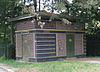 Transformatorhuisje Ede (cropped) -  Transformatorhuisje Ede rijksmonument