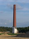 Fabrieksschoorsteen 1922 1.JPG -  Enka fabrieksschoorsteen bij ketelhuis bouwjaar 1922 