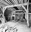 Interieur, overzicht schuur - Lunteren - 20339209 - RCE -  Boerderijcomplex Nieuw Altena: Interieur, overzicht schuur 