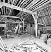 Interieur, overzicht gedeelte schuur - Lunteren - 20339210 - RCE -  Boerderijcomplex Nieuw Altena: Interieur, overzicht gedeelte schuur 