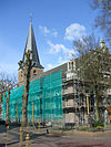Dorpskerk restauratie -  De dorpskerk van Vaassen in de steigers. Eigen foto 