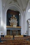 Interieur, aanzicht orgel, orgelnummer 601 - Harderwijk - 20349104 - RCE -  Hervormde Grote Kerk: Interieur, aanzicht orgel, orgelnummer 601 (opmerking: Gefotografeerd voor Het Historische Orgel in Nederland 1819-1840, bladzijde 181) 
