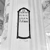 Geschilderd tekstbord - Harderwijk - 20100817 - RCE -  Grote of O.L.Vr.Kerk: geschilderd tekstbord 