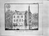 Reproductie van een tekening- overzicht kasteel - Bemmel - 20030392 - RCE -  Bemmel: reproductie van een tekening: overzicht kasteel 