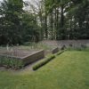 Overzicht koude bakken in park