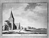 Gewassen pentekening H.Tavenier, Archief de Poll, 180 x 240mm. R.K.D. - Dodewaard - 20057761 - RCE -  N.H.Kerk en Toren: gewassen pentekening H.Tavenier, Archief de Poll, 180 x 240mm. R.K.D. 