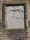 Dodewaard Rijksmonument 12934 toren NH kerk Dodewaard ingemetseld relief.JPG -  Dodewaard 