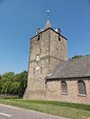 Dodewaard Rijksmonument 12934 toren NH kerk Dodewaard schuin.JPG -  Dodewaard 
