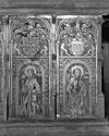 Graf, Anna C. van Bourbon, koperen platen - Nijmegen - 20167691 - RCE -  Sint Stevens Kerk: graf, Anna C. van Bourbon, koperen platen 