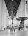 Interieur naar het oosten - Nijmegen - 20167766 - RCE -  Sint Stevens Kerk: interieur naar het oosten 