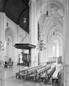 Interieur naar het koor - Nijmegen - 20167764 - RCE -  Sint Stevens Kerk: interieur naar het koor 