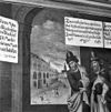 Detail uit schilderij van het raadsel van Nijmegen. - Nijmegen - 20167323 - RCE -  Raadhuis: detail uit schilderij van het raadsel van Nijmegen. 