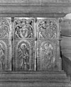 Graf, Anna C. van Bourbon, koperen platen - Nijmegen - 20167689 - RCE -  Sint Stevens Kerk: graf, Anna C. van Bourbon, koperen platen 