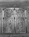 Graf, Anna C. van Bourbon, koperen platen - Nijmegen - 20167693 - RCE -  Sint Stevens Kerk: graf, Anna C. van Bourbon, koperen platen 