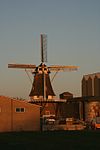 Vragender - molen De Vier Winden in avondlicht -  Vragender: molen De Vier Winden, in avondlicht