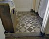 Interieur portierswoning, vloer in halletje - Elst - 20332164 - RCE -  Poortgebouw voormalig landgoed Schoonderlogt: Interieur portierswoning, vloer in halletje 