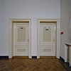 Interieur, twee deuren - Renkum - 20338770 - RCE -  Huis Keyenberg: Interieur, twee deuren 