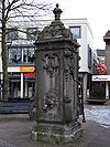 Tiel Water Pump (Markt).JPG -  Water pump from the 18th century on the Market (Markt) in Tiel, Netherlands.