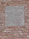 Tiel Rijksmonument 35581 RK begraafplaats, gevelsteen kapel.JPG -  Tiel Rijksmonument 35581 RK begraafplaats, gevelsteen op kapel 