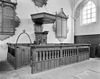 Preekstoel met doophek - Leur - 20138942 - RCE -  Nederlands Hervormde Kerk: preekstoel met doophek 