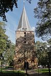 Leur (Wijchen) Rijksmonument 9327 kerktoren Van Balverenlaan 4 -  Leur (Wijchen) Rijksmonument9327 kerktoren Van Balverenlaan 4. 