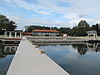 Strandbad Winterswijk: waterbassin met kiosk