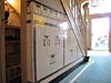 Hotel MÃ¼nster detail trap Art Nouveau-stijl -  Trap met lambrizering van geglazuurde tegels voorzien van motieven en hierboven in sjabloontechniek beschilderde wanden. Hotel MÃ¼nster, Winterswijk