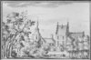 Voorburcht van het kasteel en Spijker te Brakel naar een tekening (1630) van J.S.