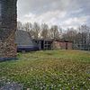 Overzicht bovenkant nooddak uit 1966. Links- hoogste muurdeel traptoren (zuidoost hoek) - Nederhemert-Zuid - 20340570 - RCE -  Kasteel Nederhemert: Overzicht bovenkant nooddak uit 1966. Links: hoogste muurdeel traptoren (zuidoost hoek) (opmerking: Gefotografeerd in het kader van Kanjerproject) 