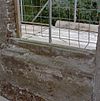 Onderzijde venster begane grond oostwand van noordoostelijke toren - Nederhemert-Zuid - 20340499 - RCE -  Kasteel Nederhemert: Onderzijde venster begane grond oostwand van noordoostelijke toren (opmerking: Gefotografeerd in het kader van Kanjerproject) 
