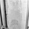 Detail schildering van Christoffel tijdens restauratie - Zaltbommel - 20219904 - RCE -  Nederlands Hervormde Kerk of Grote of Sint Maartens Kerk en Tore: detail schildering van Christoffel tijdens restauratie 