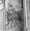 Detail schildering Sint Christophorus op westwand noordbeuk - Zaltbommel - 20219855 - RCE -  Nederlands Hervormde Kerk of Grote of Sint Maartens Kerk en Tore: detail schildering Sint Christophorus op westwand noordbeuk 