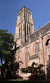 Zaltbommel - Sint Maartenskerk - Panorama van de toren final medium cropped -  The tower of the Saint Martin church in Zaltbommel, the Netherlands. A vertical panorama of 6x5 segments. (Cropped version)  De toren van de Sint Maartenskerk in Zaltbommel, Nederland. Een verticaal panorama van 6x5 segmenten. (Bijgesneden versie) 
