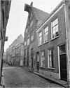 Voorgevel van Spiegelstraat 13, hoek Heukestraat te Zutphen - Zutphen - 20227083 - RCE -  V.m. Nieuwe of St. Elisabethgasthuis: Voorgevel van Spiegelstraat 13, hoek Heukestraat te Zutphen 