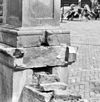Exterieur HEKPIJLER (HARDSTEEN), DETAIL SCHADE - Zutphen - 20311690 - RCE -  Huize van de Kasteele: Exterieur HEKPIJLER (HARDSTEEN), DETAIL SCHADE 