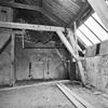 Verdieping refter, oost en zuidmuur, tijdens restauratie - Zutphen - 20227056 - RCE -  Voormalig Agnietenklooster: Verdieping refter, oost en zuidmuur, tijdens restauratie 