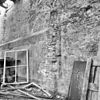 Kapel van het voormalige Agnietenklooster te Zutphen, fragment van de noordwand, in verval - Zutphen - 20227031 - RCE -  Kapel van het v.m. Agnietenklooster: Kapel van het voormalige Agnietenklooster te Zutphen, fragment van de noordwand, in verval 