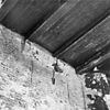 Interieur kapel, fragment noord- en noordoostmuur tijdens restauratie - Zutphen - 20227068 - RCE -  Kapel van het v.m. Agnietenklooster: Interieur kapel, fragment noord- en noordoostmuur tijdens restauratie 