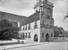 En N.H.Kerk naar het zuid-westen - Appingedam - 20023889 - RCE -  Raadhuis: en N.H.Kerk naar het zuid-westen 