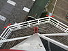 De Onderneming (Vierhuizen) tail pole.JPG -  Windmill De Onderneming (Vierhuizen). Looking down the tail pole to the winding gear on the stage