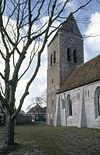 Exterieur GEDEELTE VAN DE ZUIDGEVEL - Godlinze - 20261957 - RCE -  Nederlands Hervormde Kerk: Exterieur GEDEELTE VAN DE ZUIDGEVEL 