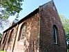 Losdorp - kerk - schuin van achteren -  Kerk van Losdorp (Groningen, Nederland).